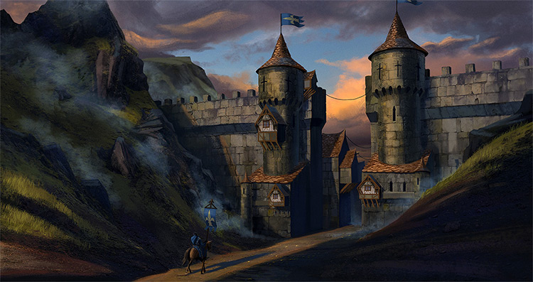 medieval castle art