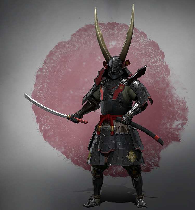Samurai Illustrations, Concept Paintings & Character Designs