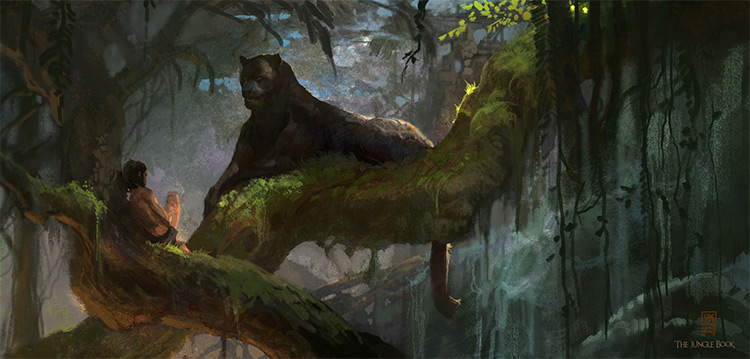 Jungle Environment Paintings For Concept Art Inspiration