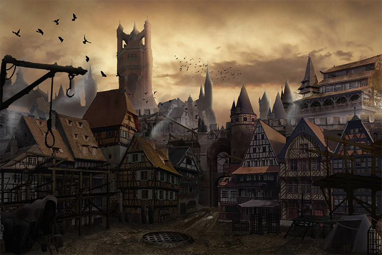 Medieval Buildings And Towns For Concept Art Inspiration